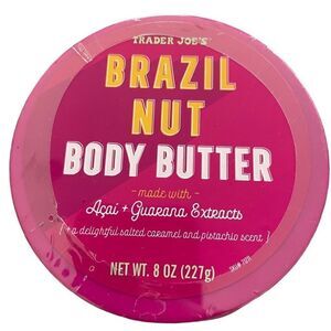Trader Joe’s Lotion Brazil Nut Body Butter Lotion Cream 8 oz Limited Edition NWT